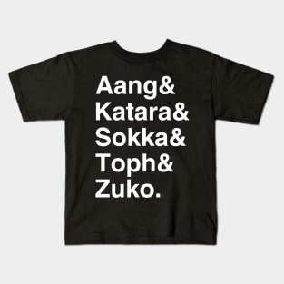 Airbender List Kids T-Shirt